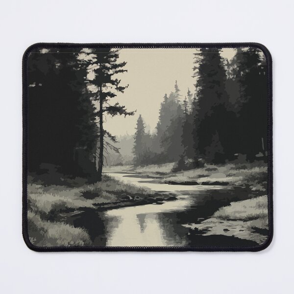 Item preview, Holsim Creek Northwest Territories Rustic Northern Woodland Art designed and sold by TuncGK.