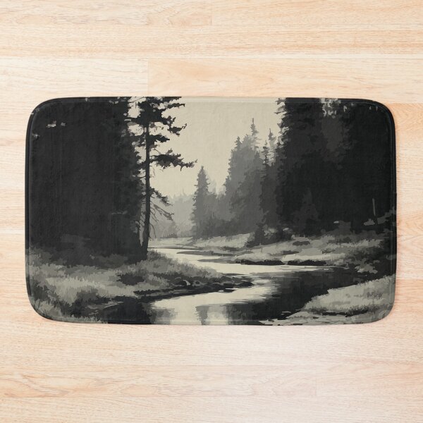 Item preview, Holsim Creek Northwest Territories Rustic Northern Woodland Art designed and sold by TuncGK.