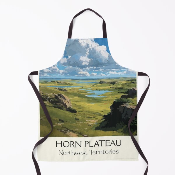 Item preview, Horn Plateau Northwest Territories Open Sky Prairie Vintage Art designed and sold by TuncGK.