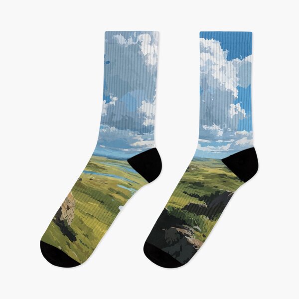 Item preview, Horn Plateau Northwest Territories Open Sky Prairie Vintage Art designed and sold by TuncGK.