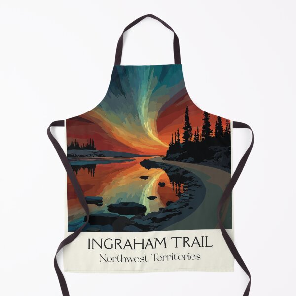 Item preview, Ingraham Trail Northwest Territories Aurora Roadside Art designed and sold by TuncGK.