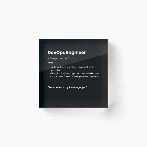 Item preview, DevOps Engineer Definition | Funny Tech Gift for Developers & Cloud Engineers designed and sold by Yuli Club.