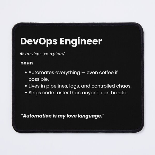Item preview, DevOps Engineer Definition | Funny Tech Gift for Developers & Cloud Engineers designed and sold by Yuli Club.