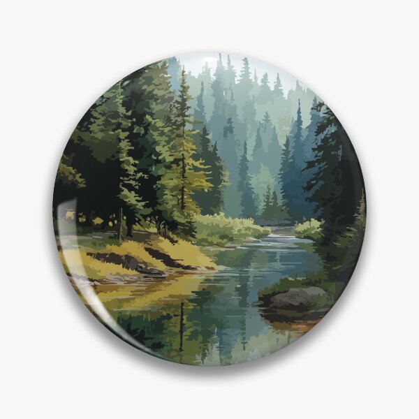 Item preview, Jean Marie River Northwest Territories Forest River Art designed and sold by TuncGK.