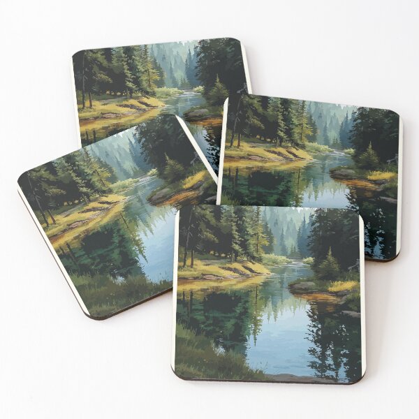 Item preview, Jean Marie River Northwest Territories Forest River Art designed and sold by TuncGK.