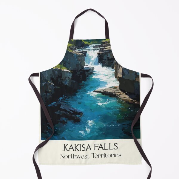 Item preview, Kakisa Falls Northwest Territories Waterfall Canyon Art designed and sold by TuncGK.