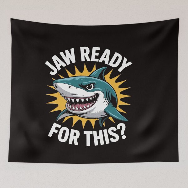 Item preview, Jaw Ready For This Shark Lover Ocean Wildlife designed and sold by ControlCenter.