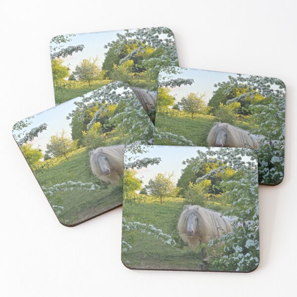 Item preview, Golden Hour Pony – Chiltern Hills Countryside Print / Portret  designed and sold by WildGatePrints.