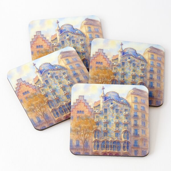 Item preview, Casa Batlló Barcelona Watercolor designed and sold by caracatita75.