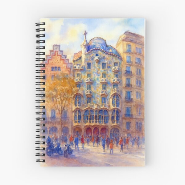 Item preview, Casa Batlló Barcelona Watercolor designed and sold by caracatita75.