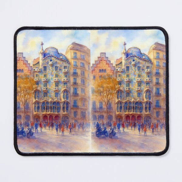 Item preview, Casa Batlló Barcelona Watercolor designed and sold by caracatita75.