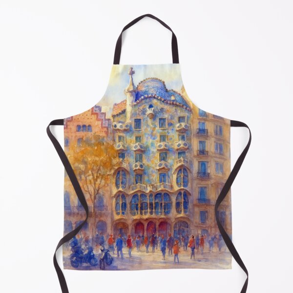Item preview, Casa Batlló Barcelona Watercolor designed and sold by caracatita75.