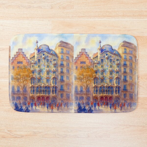 Item preview, Casa Batlló Barcelona Watercolor designed and sold by caracatita75.