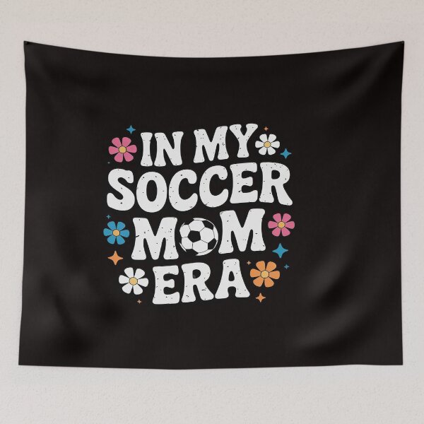Item preview, In My Soccer Mom Era Football Mama Groovy life designed and sold by ControlCenter.