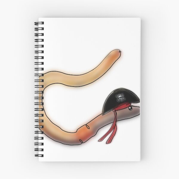 Item preview, Cute Worm in a pirate Hat – animalzinhats  designed and sold by Ashley’sAnimalz.