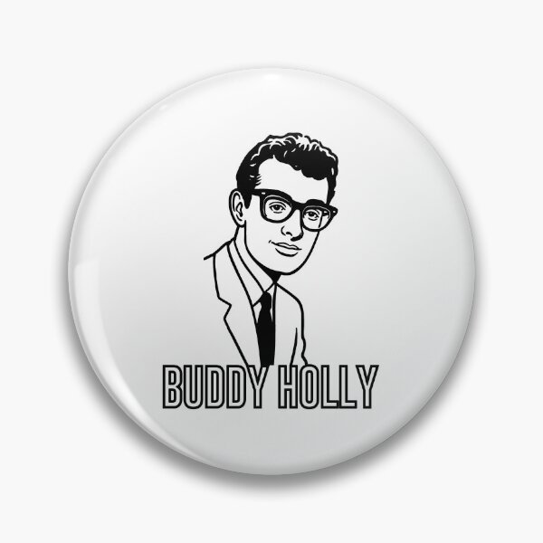 Item preview, Buddy Holly Line Drawing designed and sold by letitrip.