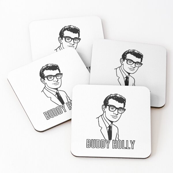 Item preview, Buddy Holly Line Drawing designed and sold by letitrip.
