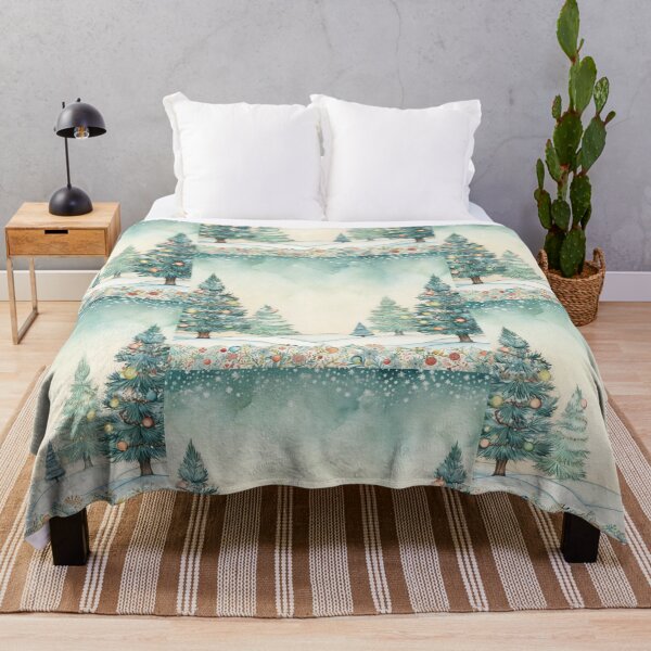 Item preview, Pastel clearing with Christmas trees designed and sold by MendaciousMina.