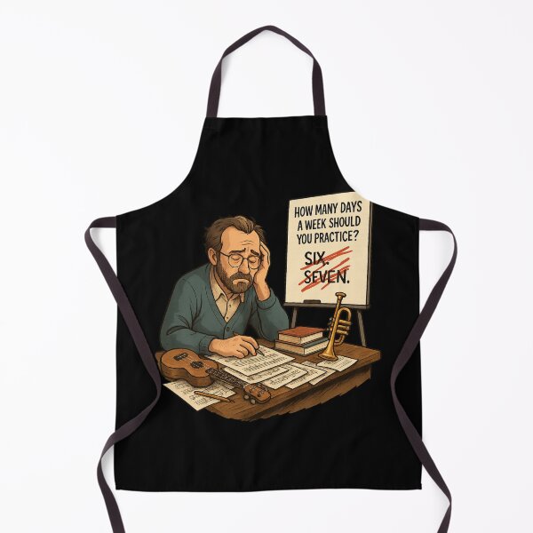 Item preview, Overwhelmed Music Teacher Practice Humor designed and sold by I AM BRO.