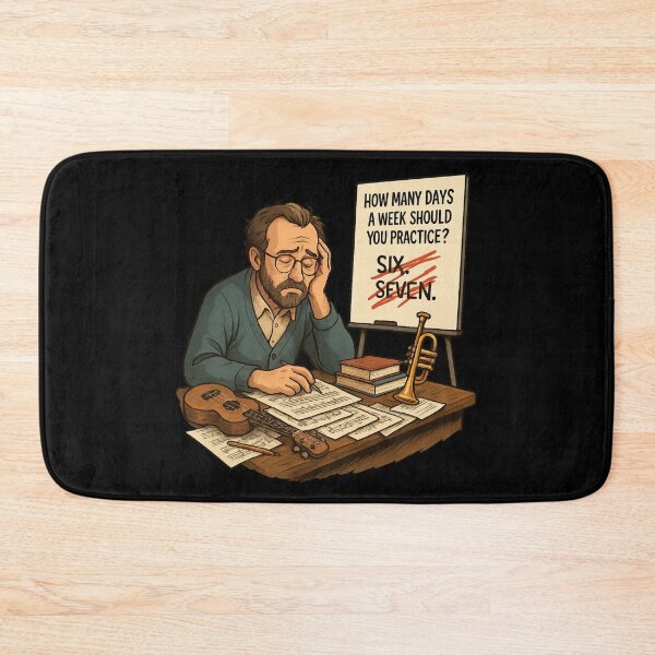 Item preview, Overwhelmed Music Teacher Practice Humor designed and sold by I AM BRO.
