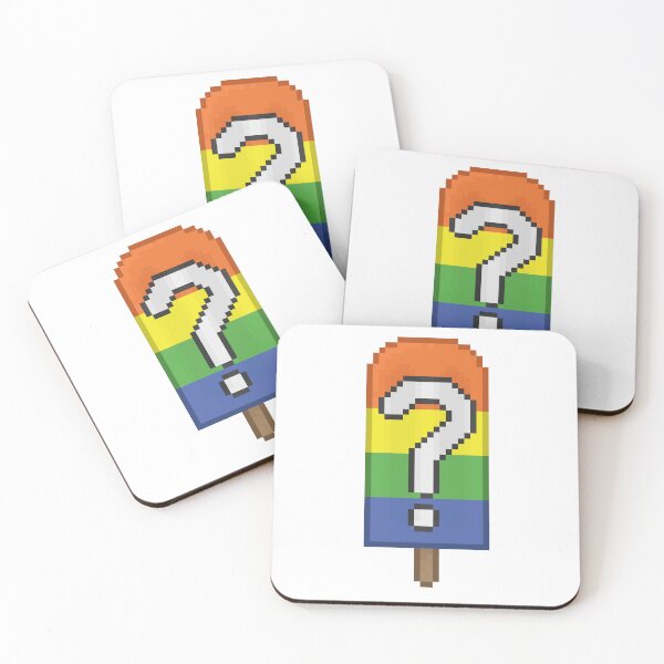 Item preview, Pixelart Questioning Pride Icepop designed and sold by Lilac-Cat.