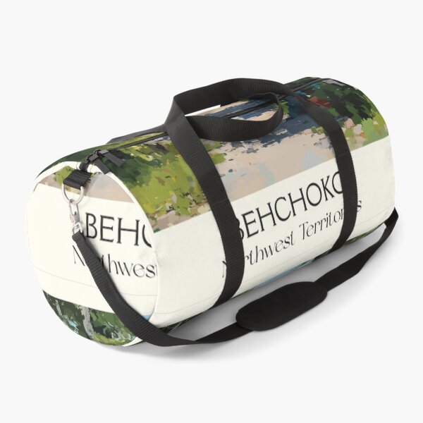 Item preview, Behchokǫ̀ Northwest Territories Colorful Northern Town Art designed and sold by TuncGK.