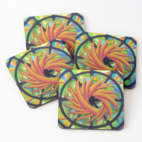 Item preview, 1010 - STAINED GLASS DESIGN - DAVE EDWARDS - MIXED MEDIA - 2025 designed and sold by BLYTHART.