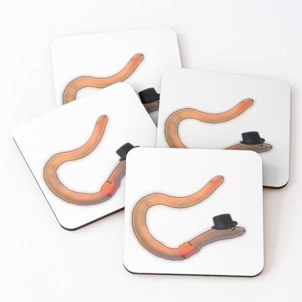 Item preview, Whimsical Worm in a Top Hat – animalzinhats designed and sold by Ashley’sAnimalz.