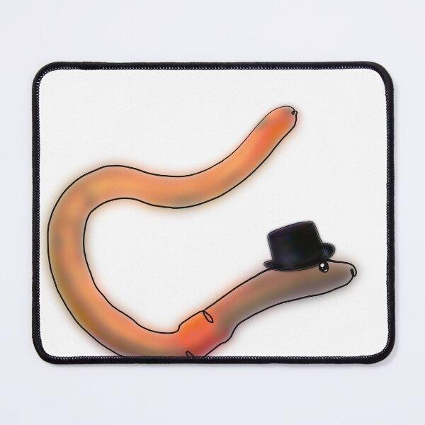 Item preview, Whimsical Worm in a Top Hat – animalzinhats designed and sold by Ashley’sAnimalz.