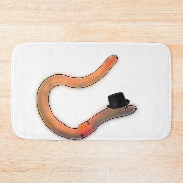 Item preview, Whimsical Worm in a Top Hat – animalzinhats designed and sold by Ashley’sAnimalz.