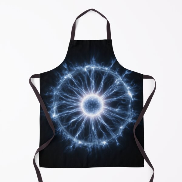 Item preview, Tesla Plasma Energy Core — Minimalist Electric Sphere Art designed and sold by LunaPoster.