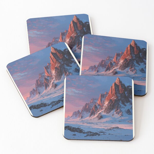 Item preview, Colville Range Northwest Territories Retro Mountain Artwork designed and sold by TuncGK.