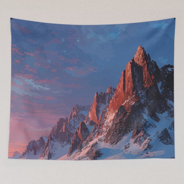 Item preview, Colville Range Northwest Territories Retro Mountain Artwork designed and sold by TuncGK.