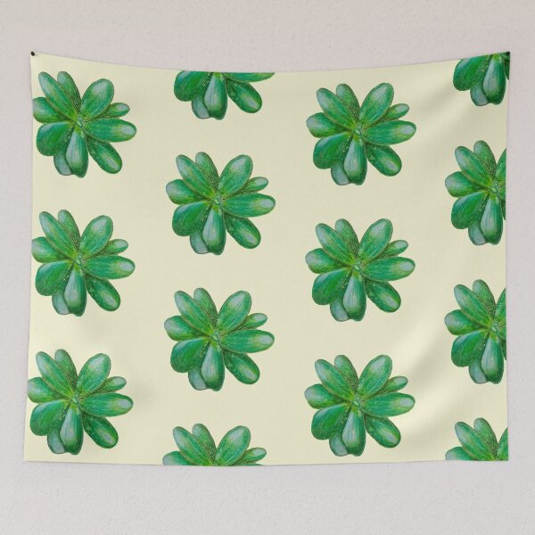 Item preview, green, plant, botany, hand-drawn succulent in close-up designed and sold by AestheticsTime.