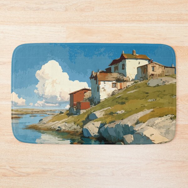 Item preview, Gamètì Northwest Territories Retro Lakeside Community Art designed and sold by TuncGK.