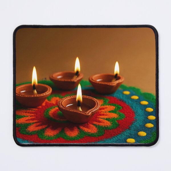 Item preview, Diwali Oil Lamps Festive Deepavali Lights designed and sold by EmeraldeaDesign.