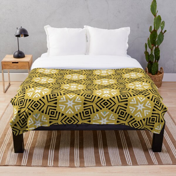 Item preview, African Print mustard, black and white designed and sold by Studio CB.