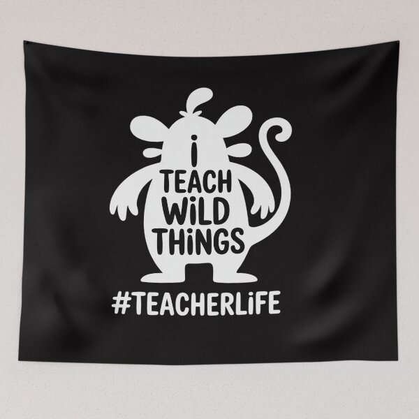 Item preview, I Teach Wild Things Teacher Life Men Women designed and sold by OlafLica.