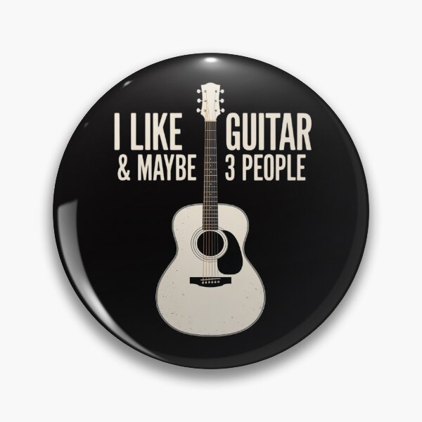 Item preview, I Like Guitar & Maybe 3 People Music Introvert Guitar designed and sold by OlafLica.