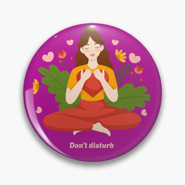 Item preview, Peaceful Mind – Do Not Disturb Meditation Art designed and sold by doktordanTemiz.