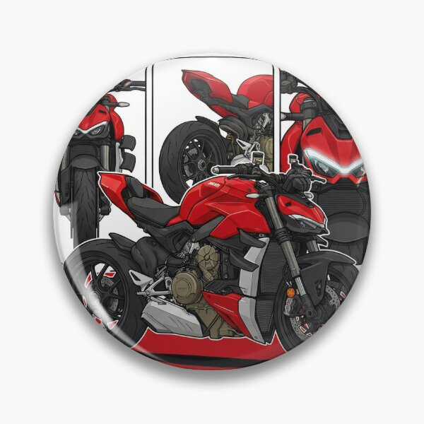 Item preview, Ducati Streetfighter V4 - Vector Art - Poster designed and sold by enzoade.