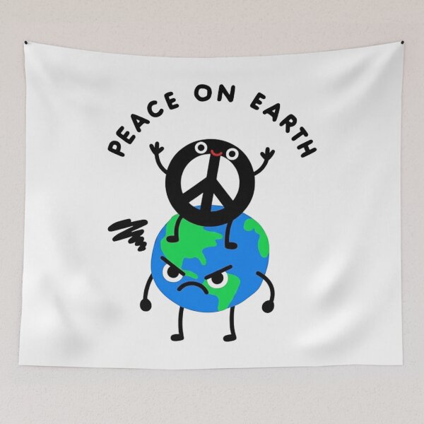 Item preview, Angry Earth: Peace On Earth Funny | Furious Planet designed and sold by ArtPandax.