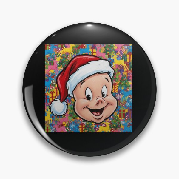 Item preview, Th-Th-Th-That’s Christmas, Folks! – Funny Porky Pig-Inspired Ugly Sweater Art Classic designed and sold by lmimsshop.