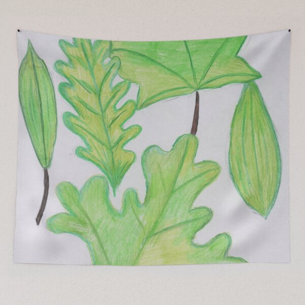 Item preview, Green leaves designed and sold by Artbysarah23.