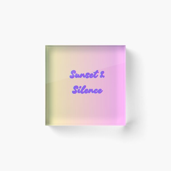 Item preview, Sunset and silence designed and sold by choucken.