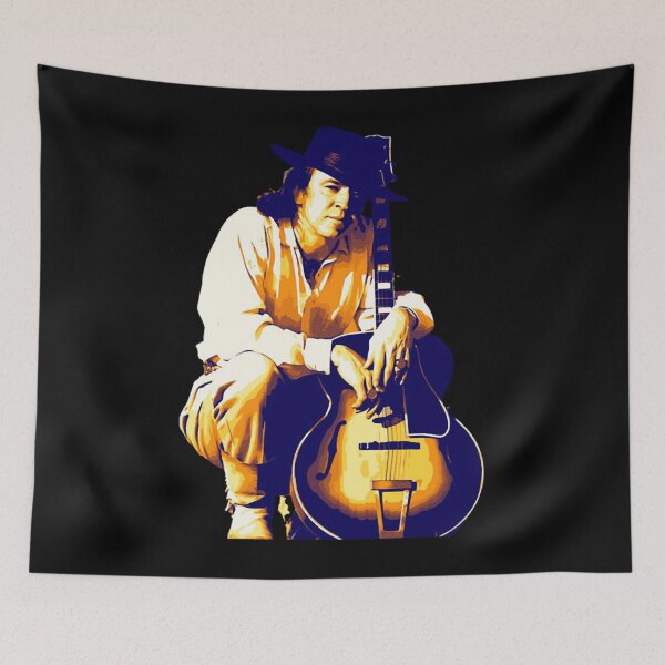 Item preview, Stevie Ray Vaughan - Vintage line art  designed and sold by PdliazM.