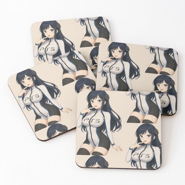 Item preview, ps5 waifu console designed and sold by ShidoArt.