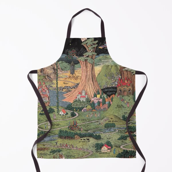 Item preview, Vintage 1930 Land of Make Believe Fantasy Map designed and sold by TeeARTHY.