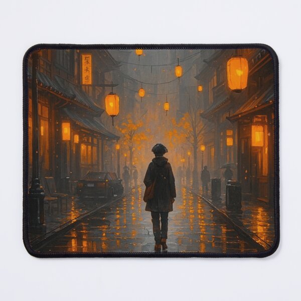 Item preview, City of Burning Lanterns – Glow of the Night designed and sold by ArtesioByZaber.