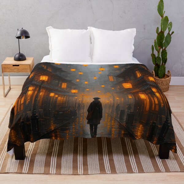 Item preview, City of Burning Lanterns – Glow of the Night designed and sold by ArtesioByZaber.